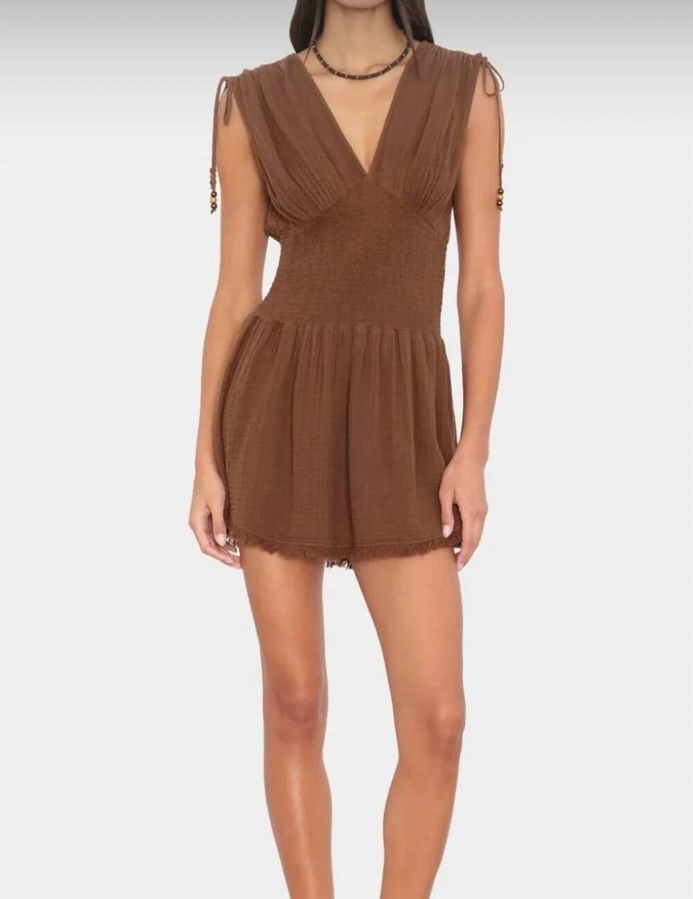 NEW XIRENA women's thelma dress in cocoa bean
